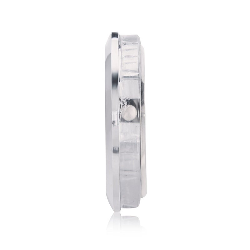ShoppeWatch Mini Clock Insert 1 7/16" (35mm) Quartz Movement | Miniature Clock Face Insert | Small Round Fit Up White Face Silver Tone Bezel Roman Numerals CK097SL - Image 5